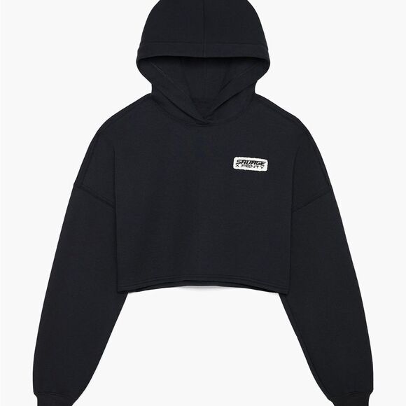 Savage x Fenty ESSENTIAL RACER CROPPED HOODIE 1X - Picture 4 of 13